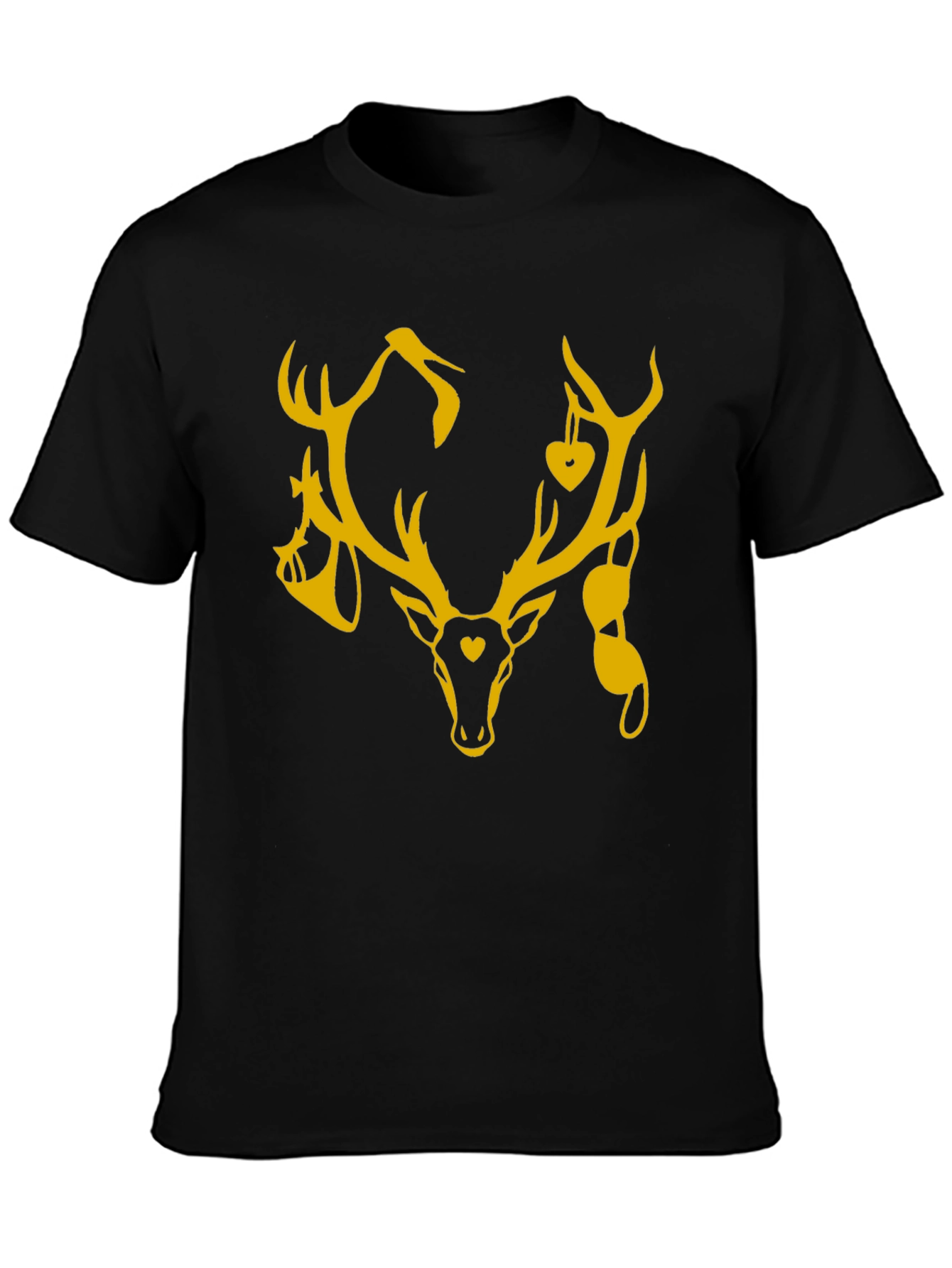 Deer & Lingerie Graphic Tee - Novelty Shirt