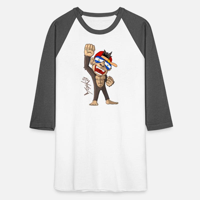 El Salvador Flag Cheering Monkey Fan