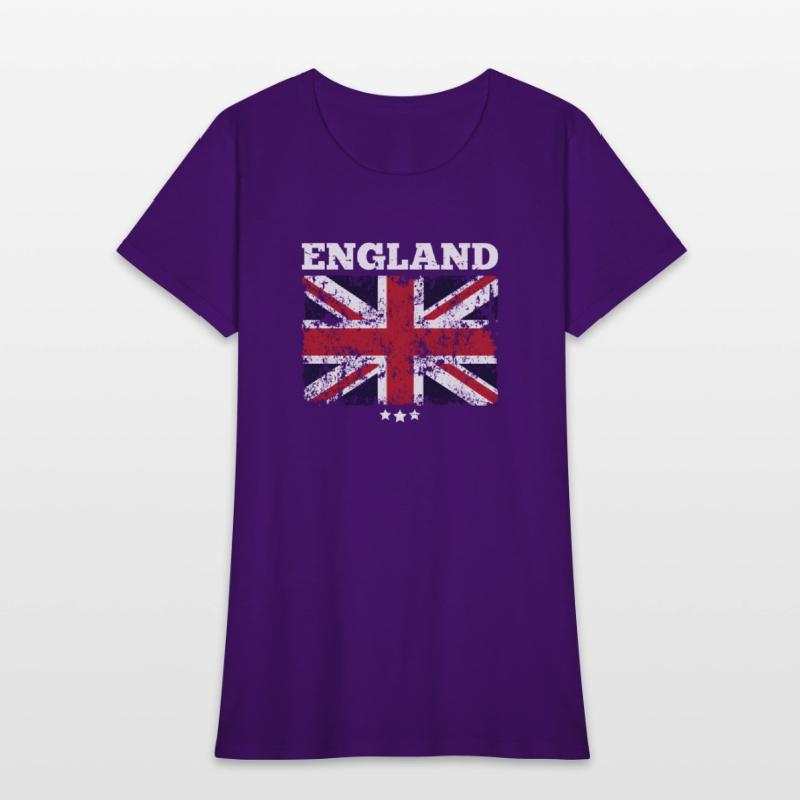 England Flag And Three Stars Union Jack British Fl