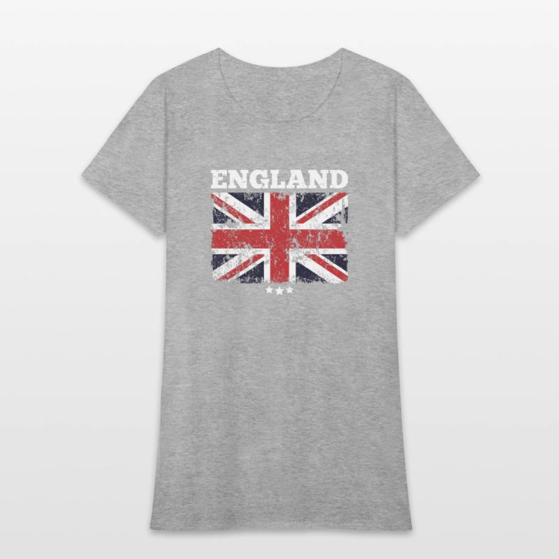 England Flag And Three Stars Union Jack British Fl