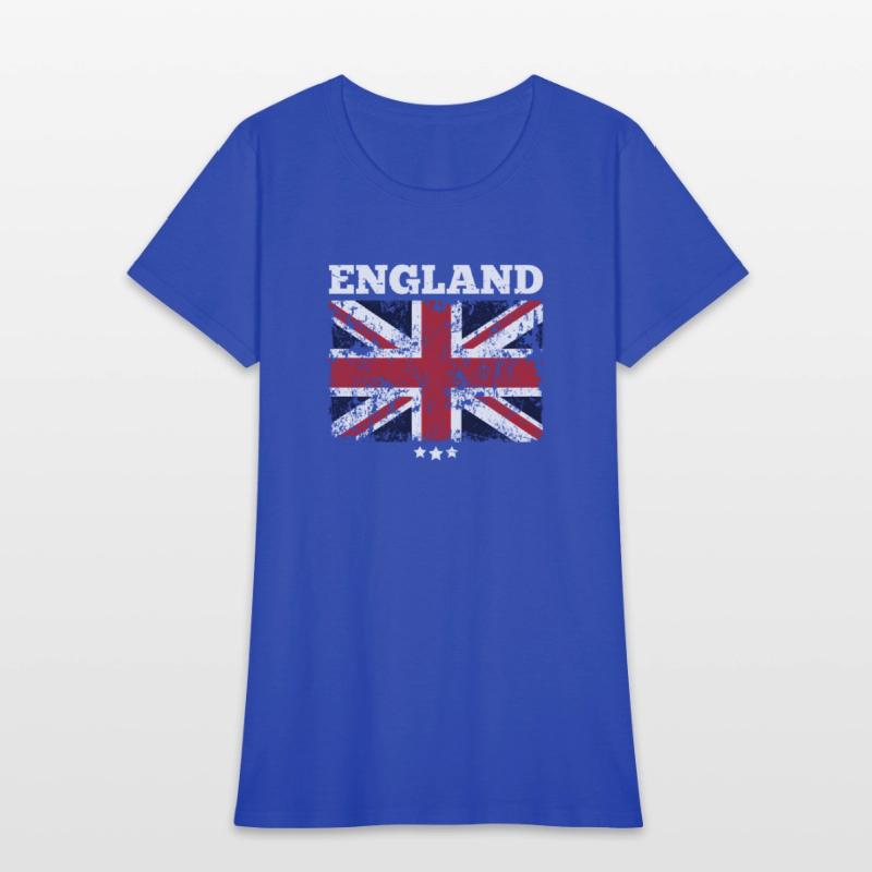 England Flag And Three Stars Union Jack British Fl