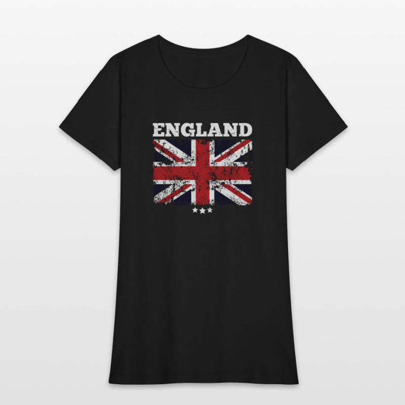 England Flag And Three Stars Union Jack British Fl