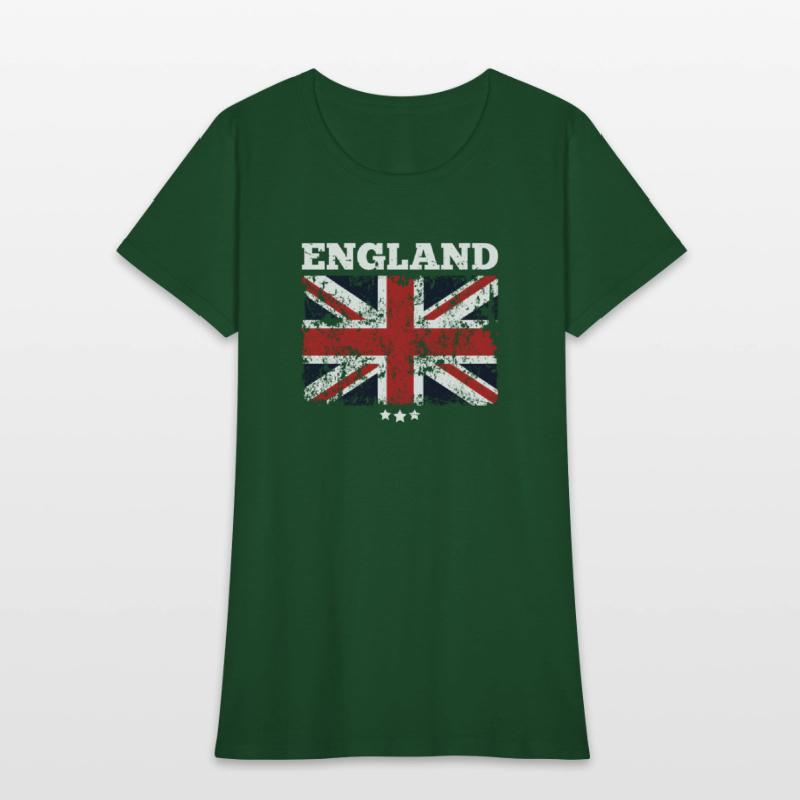 England Flag And Three Stars Union Jack British Fl
