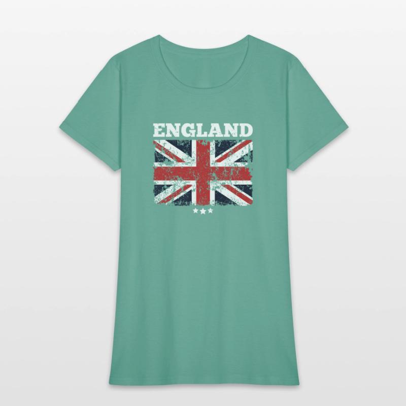 England Flag And Three Stars Union Jack British Fl