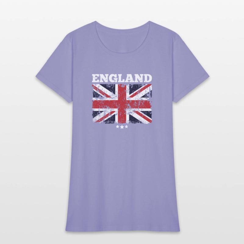 England Flag And Three Stars Union Jack British Fl