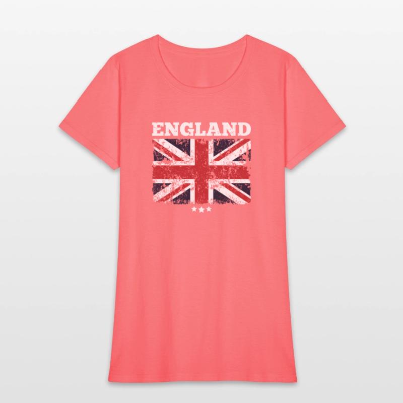 England Flag And Three Stars Union Jack British Fl