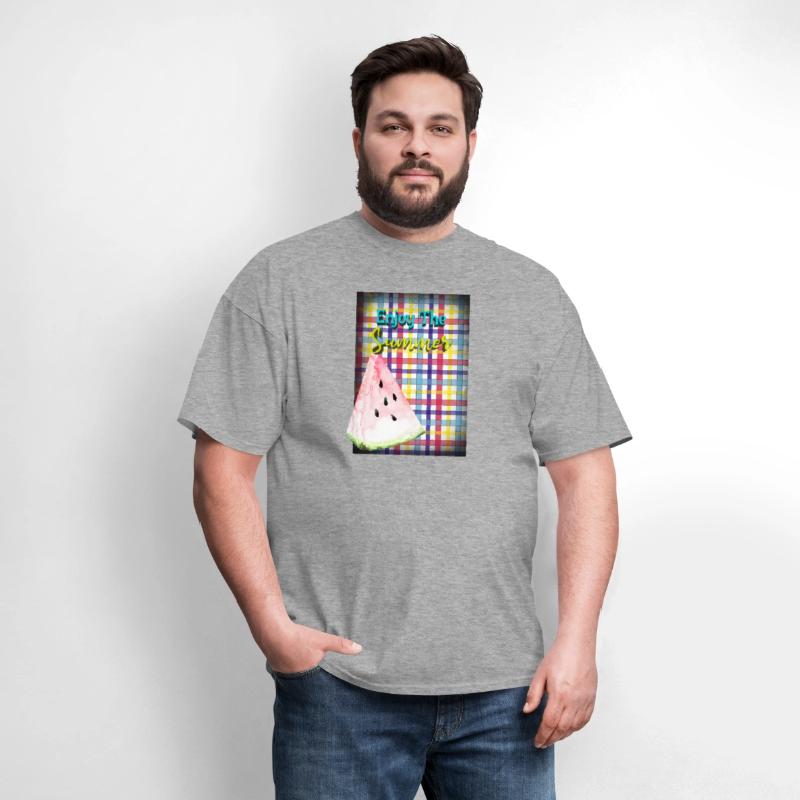 Enjoy The Summer - Watermelon and Plaid