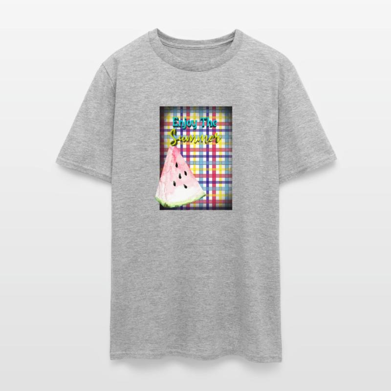 Enjoy The Summer - Watermelon and Plaid