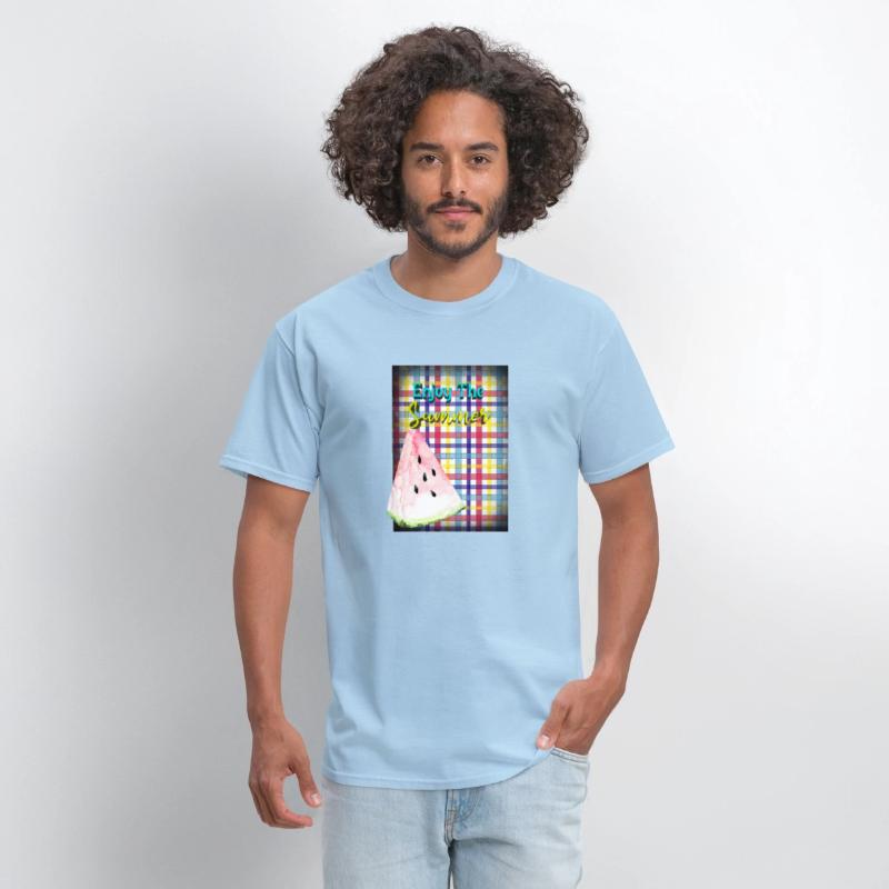 Enjoy The Summer - Watermelon and Plaid