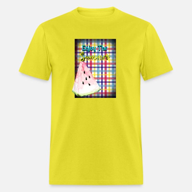 Enjoy The Summer - Watermelon and Plaid