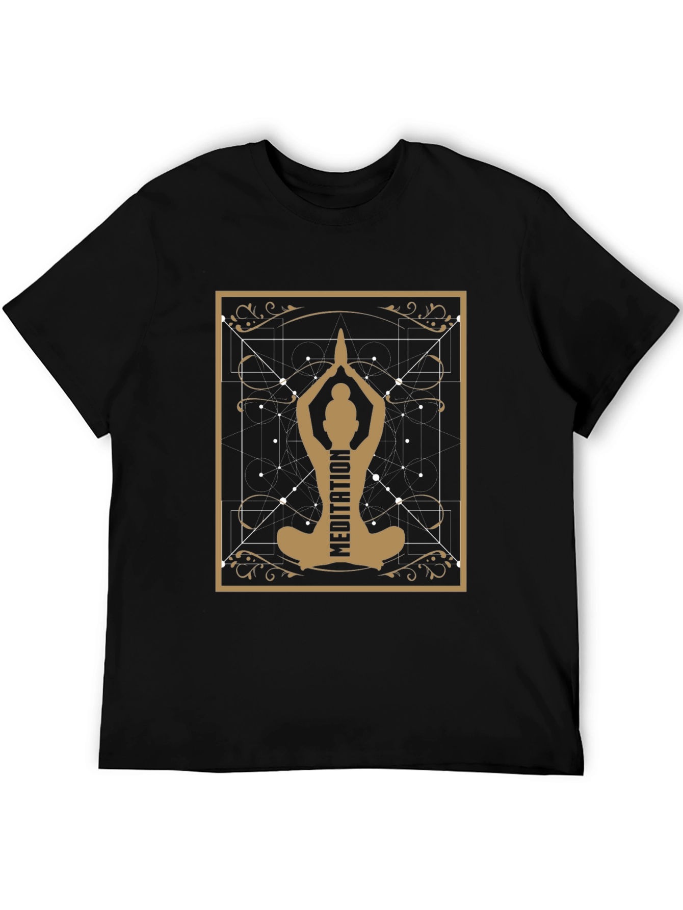 Meditation Yoga T-Shirt - Black