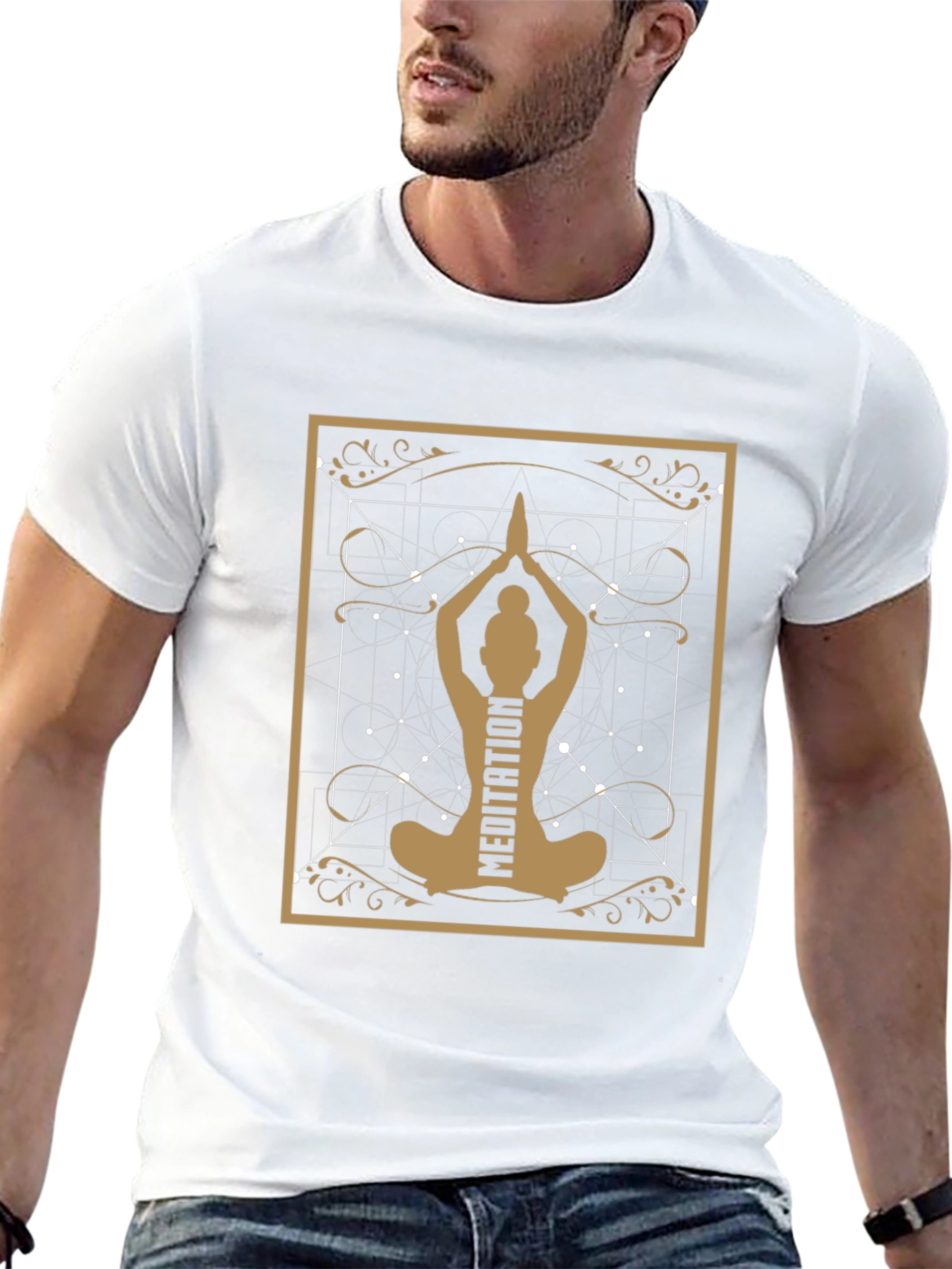Meditation Yoga T-Shirt - Black