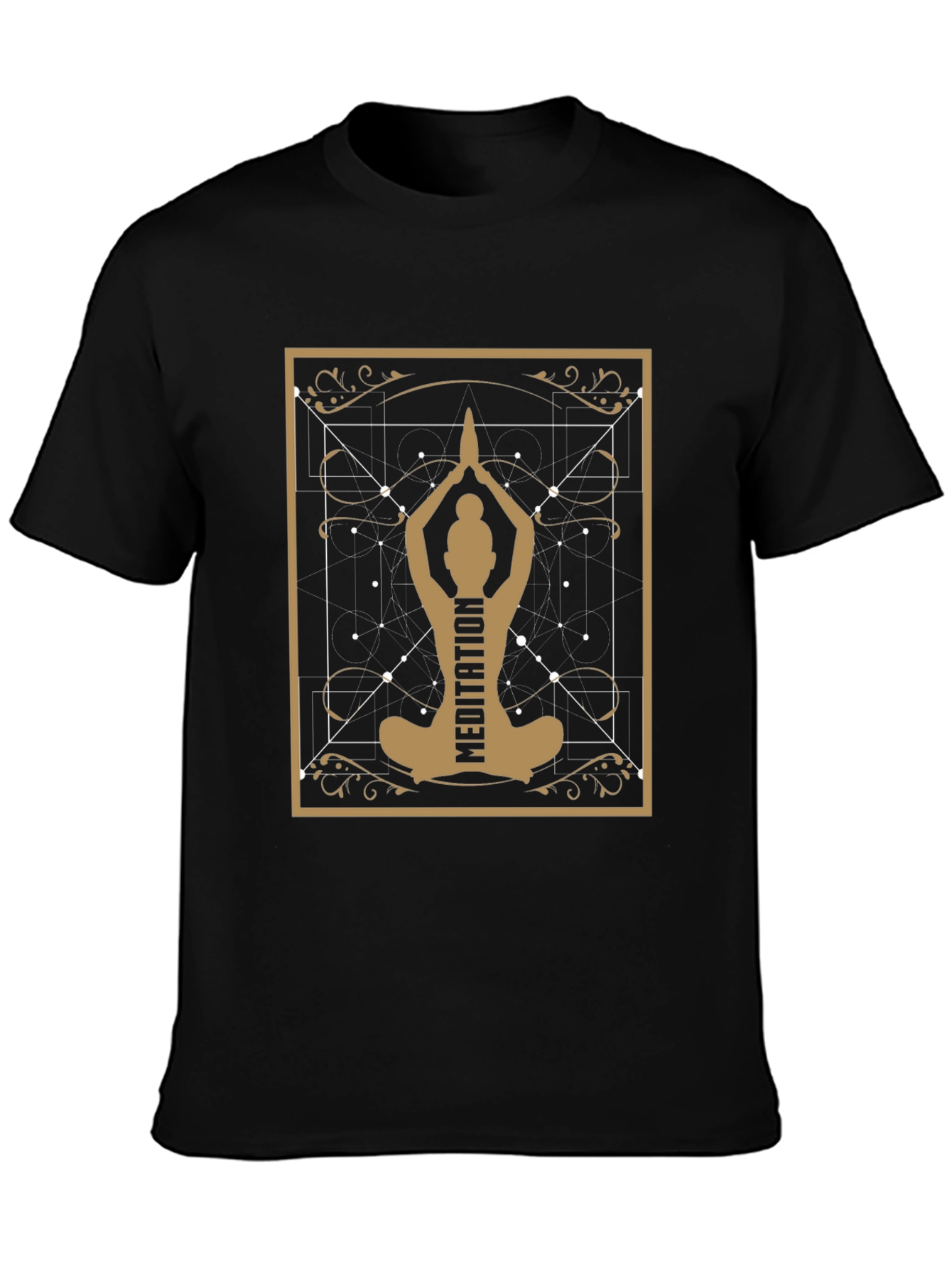 Meditation Yoga T-Shirt - Black