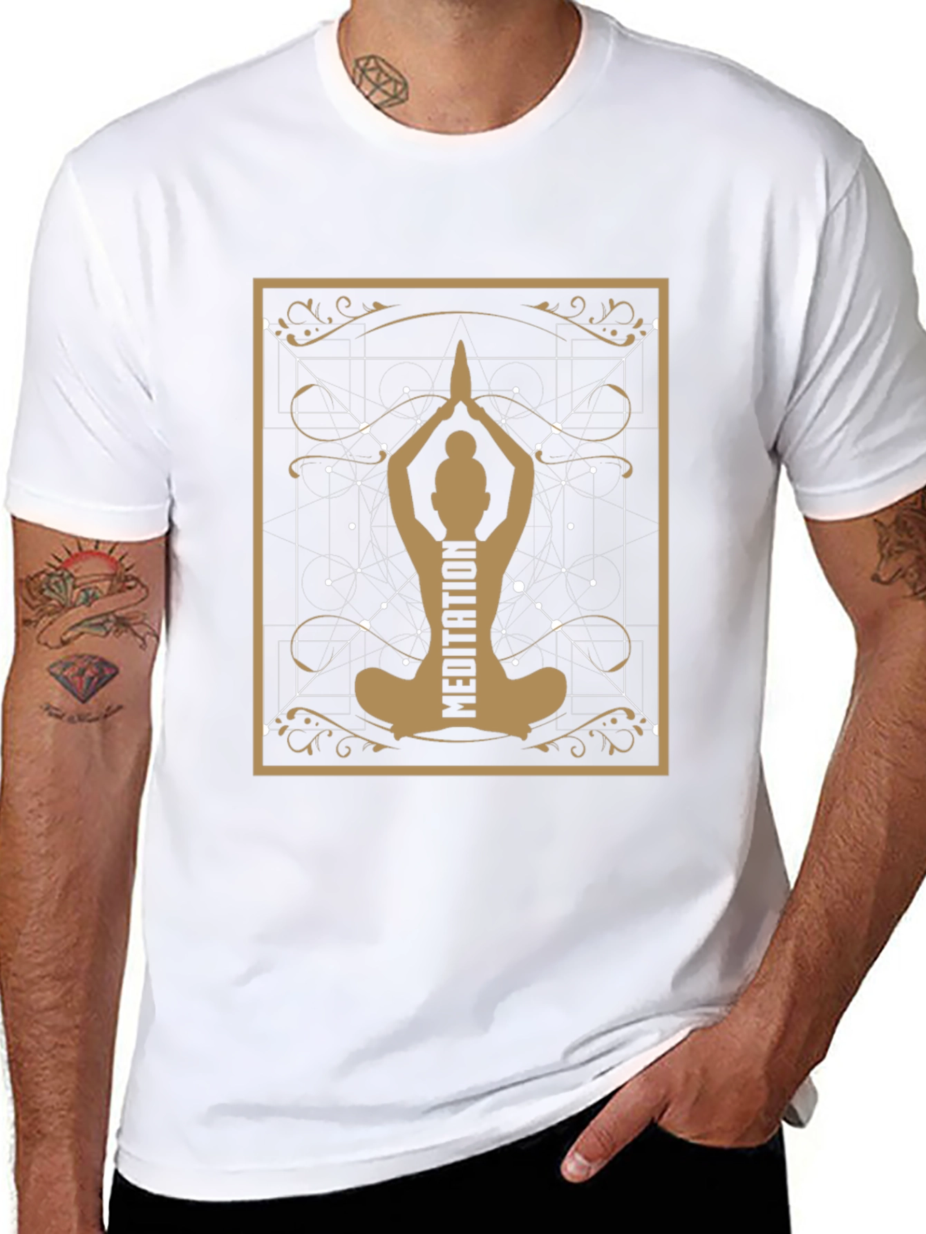 Meditation Yoga T-Shirt - Black