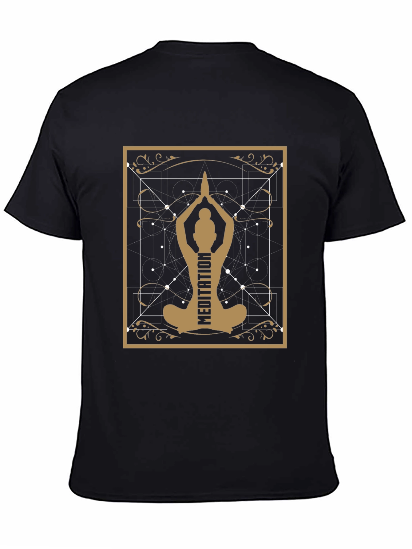 Meditation Yoga T-Shirt - Black
