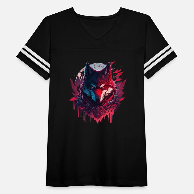 Evil Ninja Wolf: Fantasy T-shirt Design with Studi