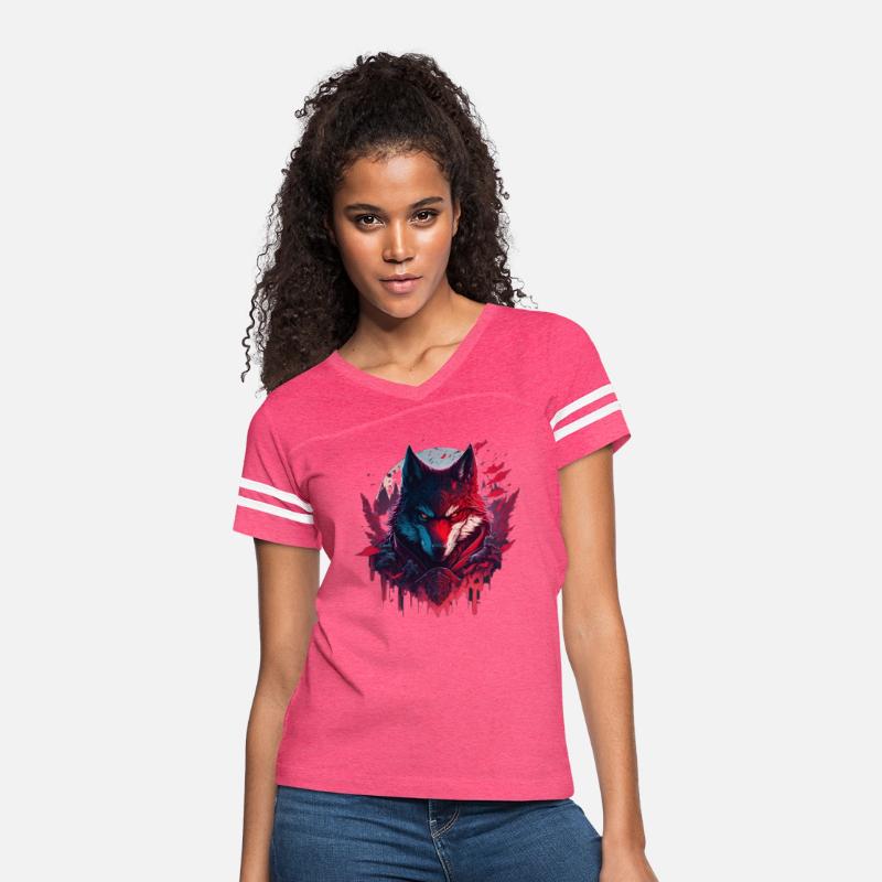 Evil Ninja Wolf: Fantasy T-shirt Design with Studi