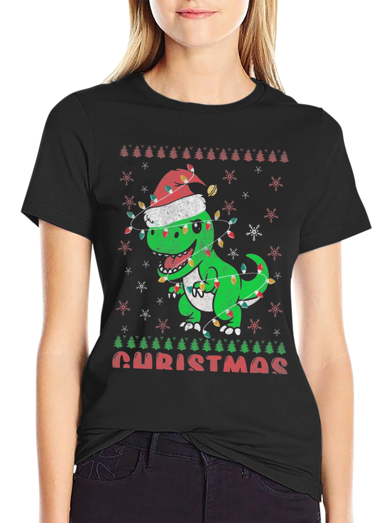 Dino Christmas T-Shirt