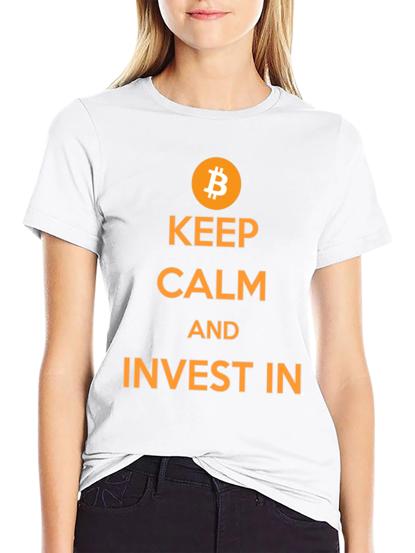 Keep Calm and Invest in Bitcoin T-Shirt