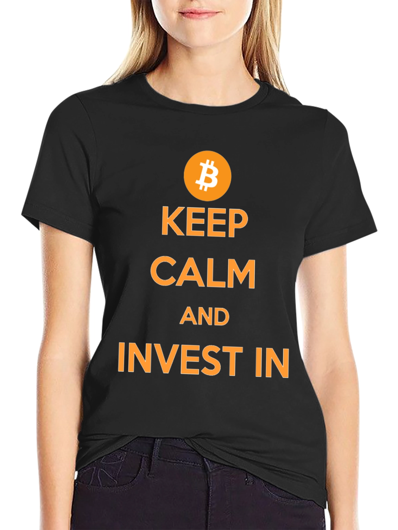 Keep Calm and Invest in Bitcoin T-Shirt