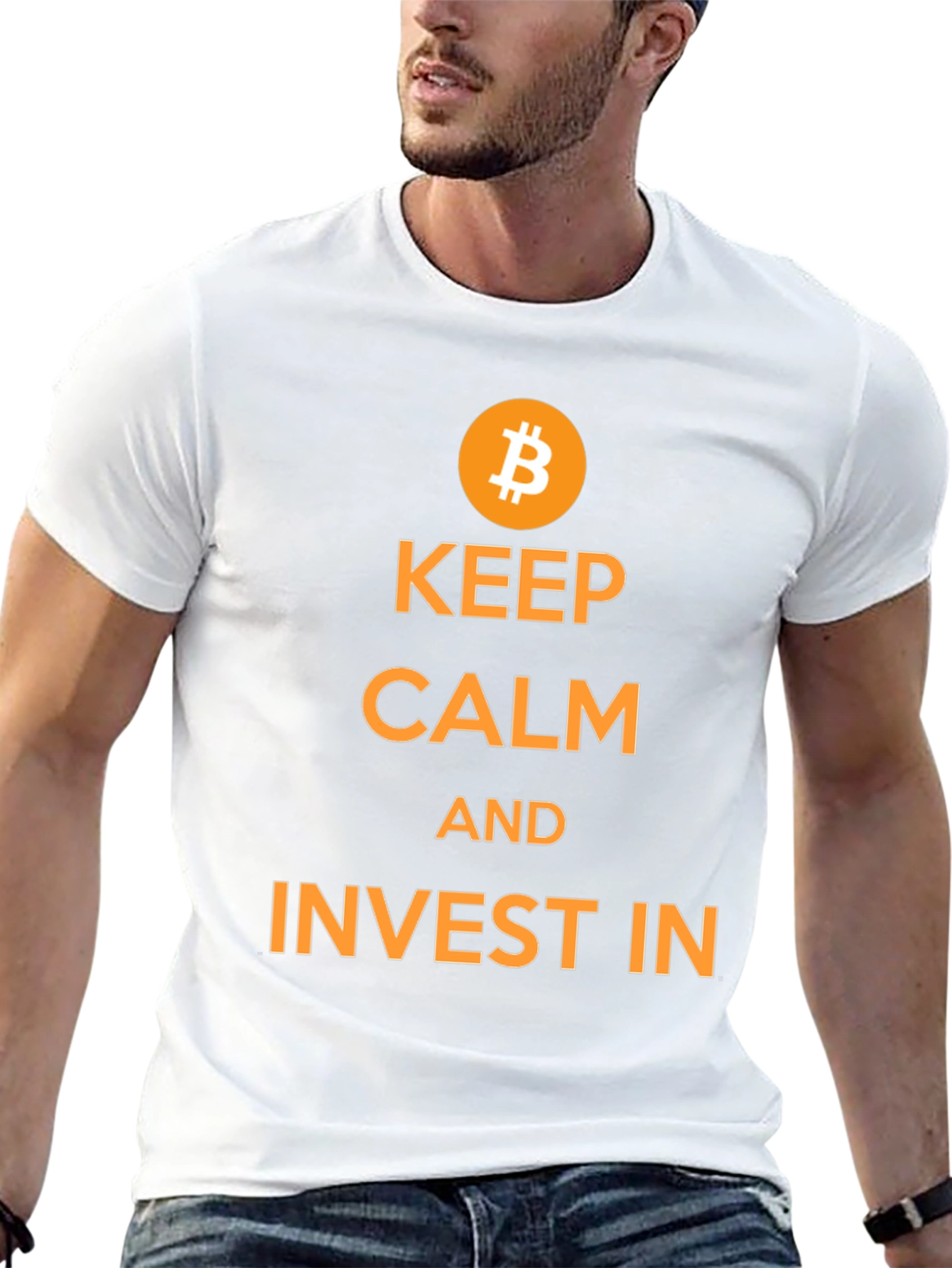 Keep Calm and Invest in Bitcoin T-Shirt