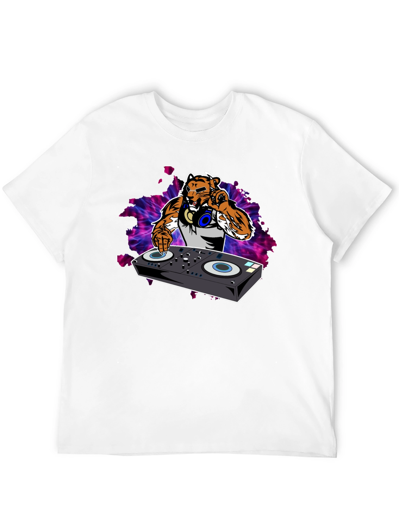 DJ Tiger Graphic Tee - Black