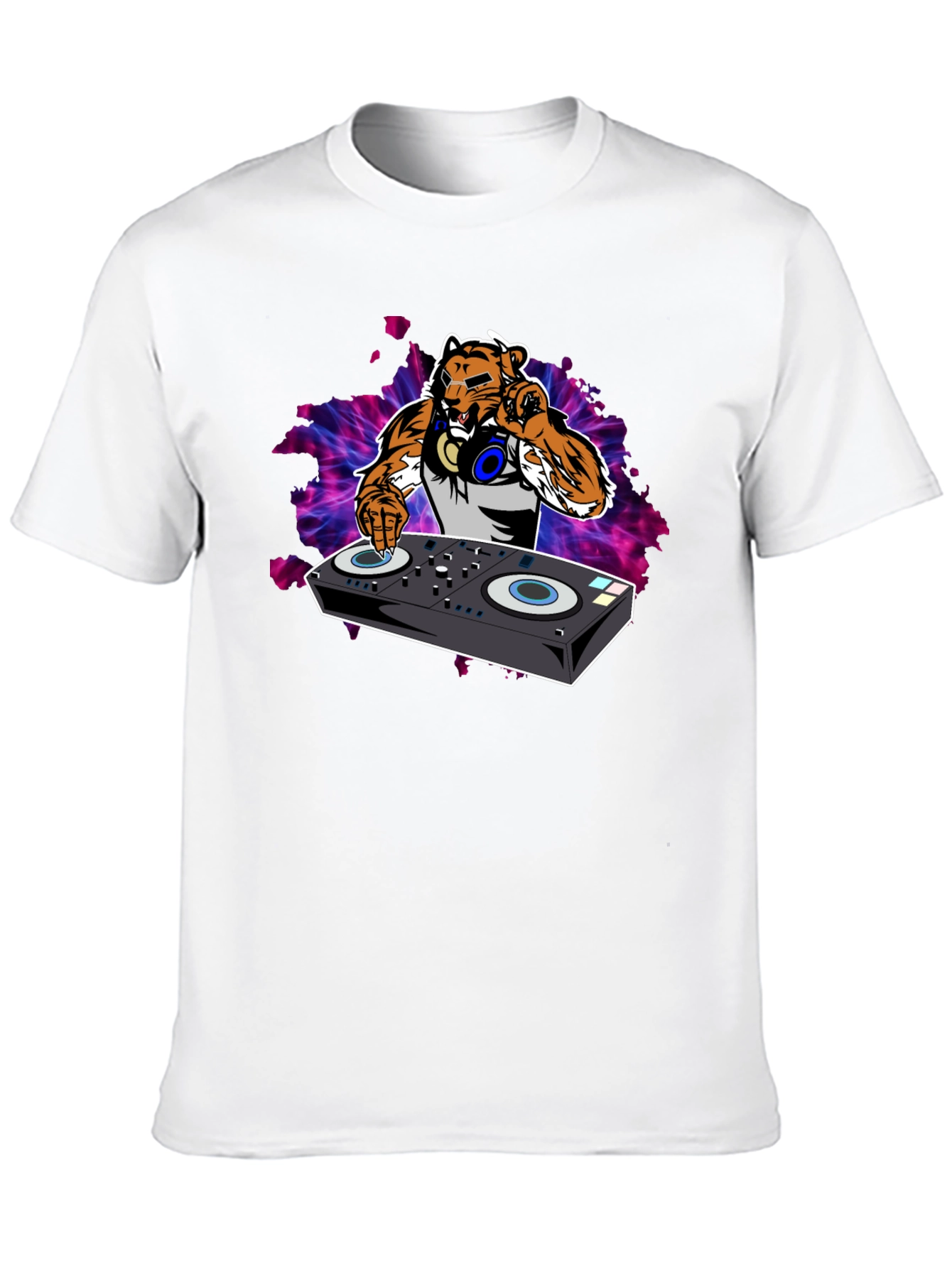 DJ Tiger Graphic Tee - Black