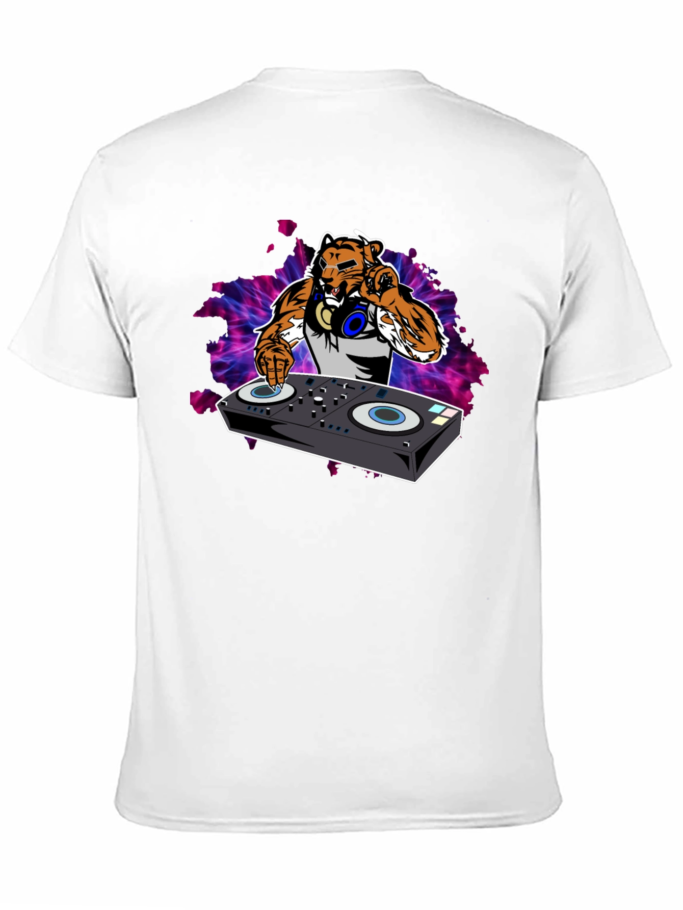 DJ Tiger Graphic Tee - Black