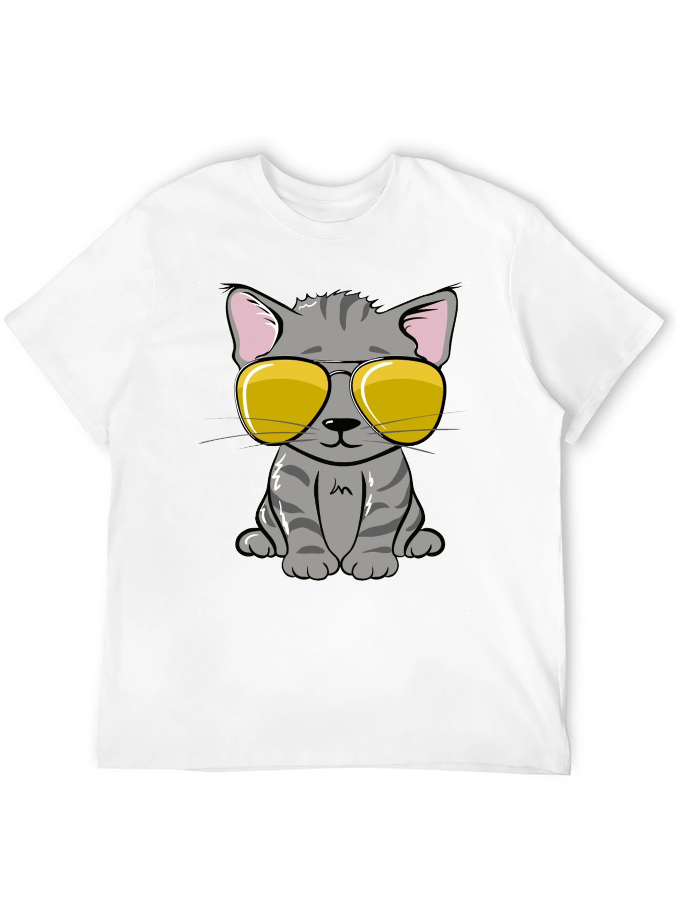 Cool Cat T-Shirt - Stylish Graphic Tee