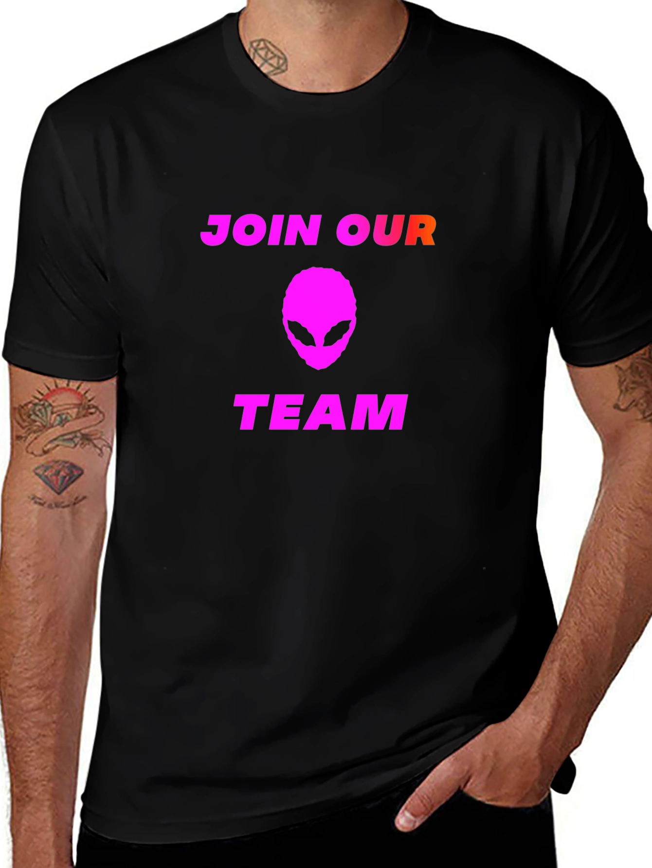 Join Our Team Alien Graphic T-Shirt