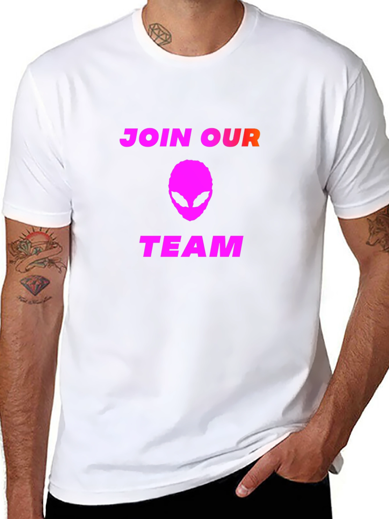 Join Our Team Alien Graphic T-Shirt