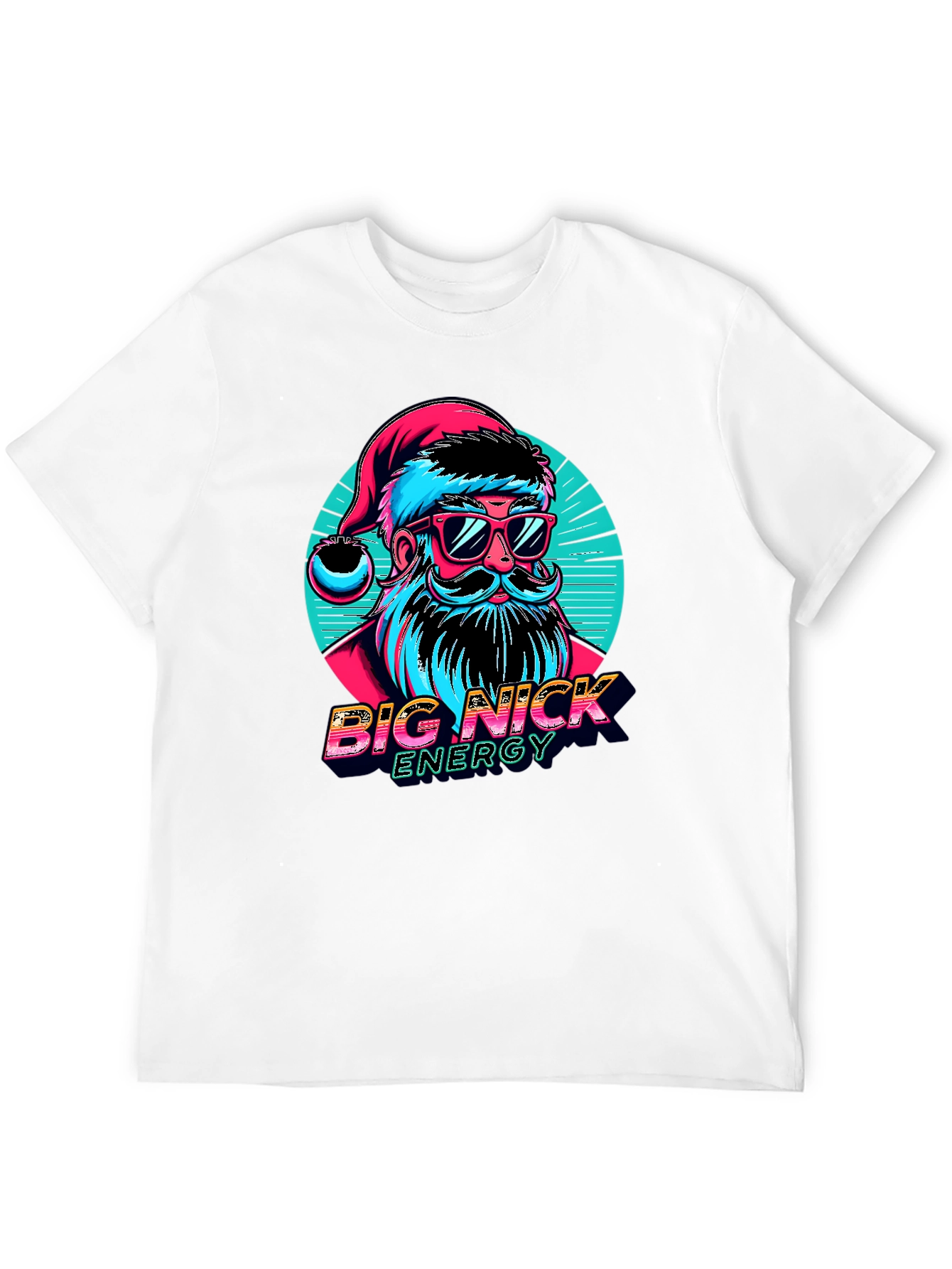 Big Nick Energy Santa Graphic T-Shirt
