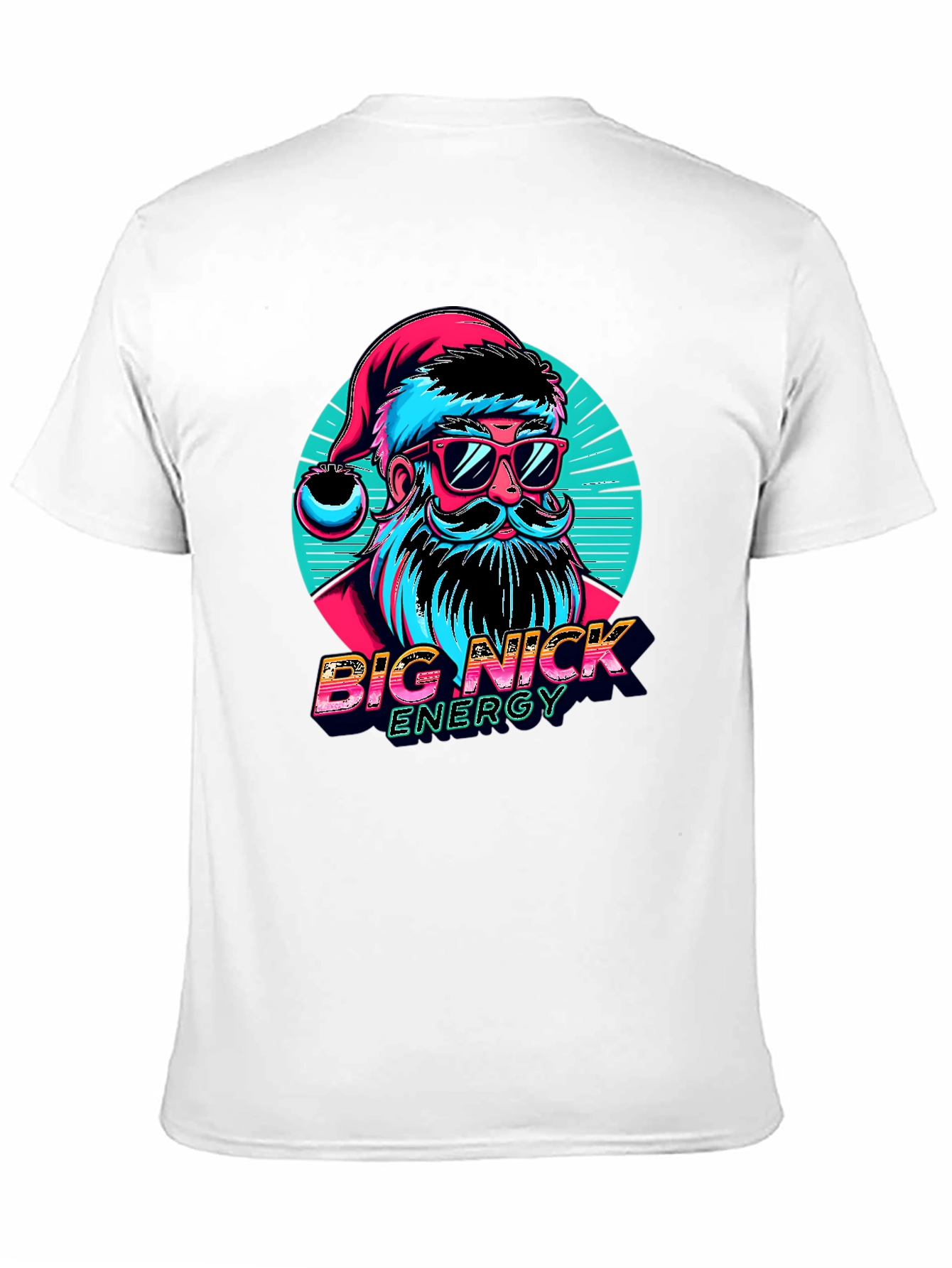 Big Nick Energy Santa Graphic T-Shirt