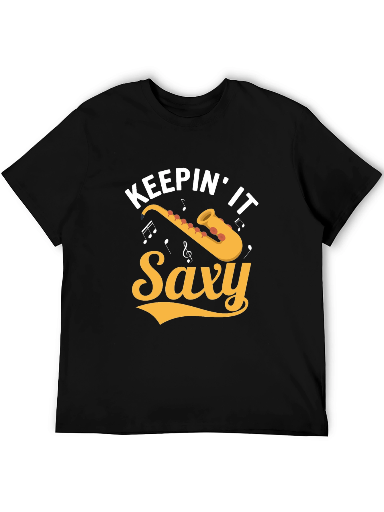 Keepin it Saxy Black T-Shirt