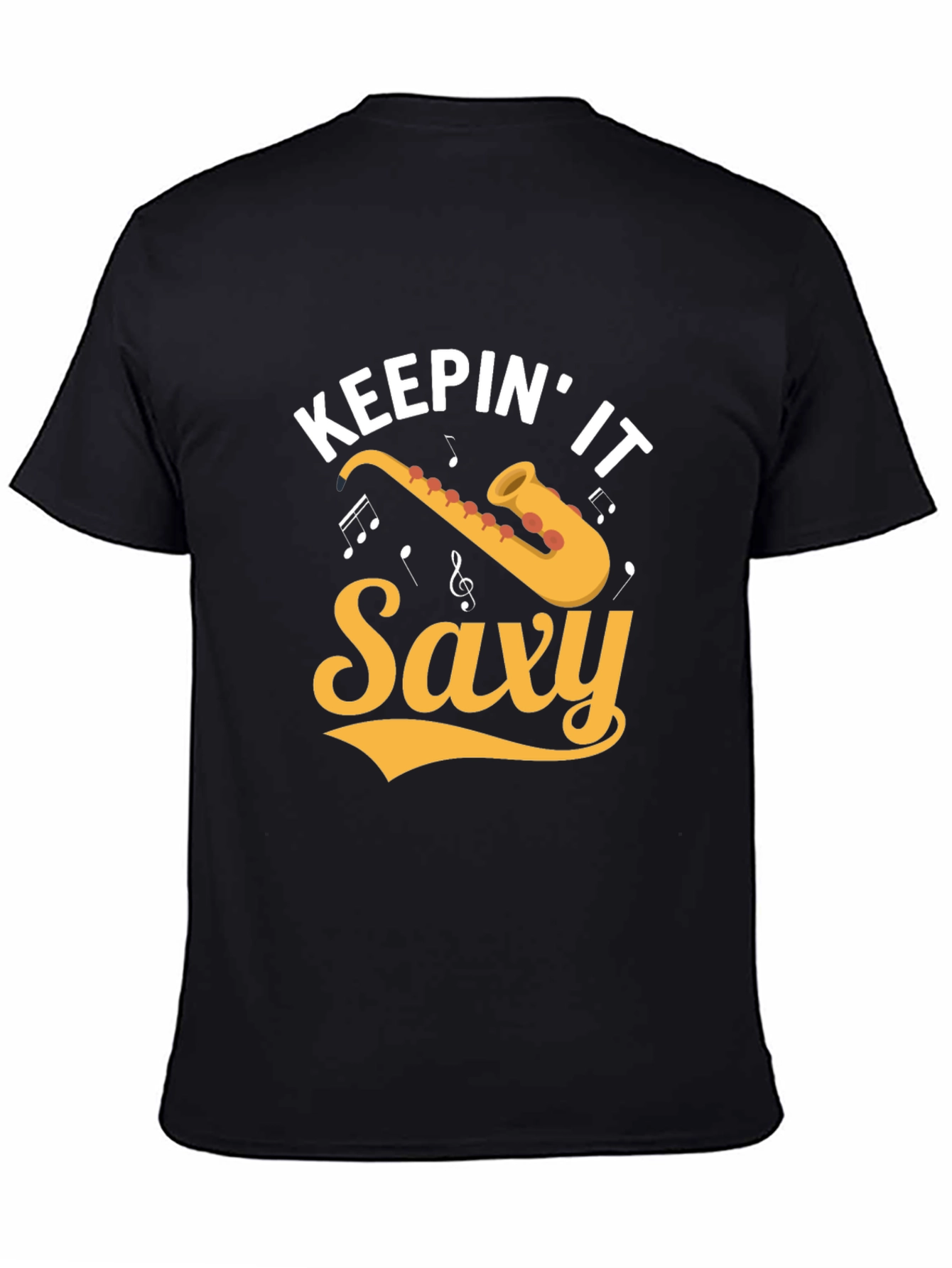 Keepin it Saxy Black T-Shirt