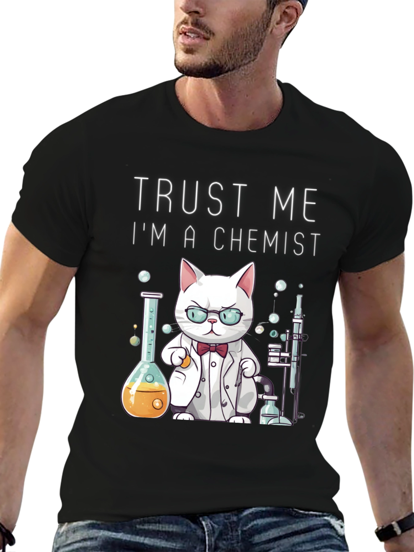 Trust Me Im a Chemist Cat T-Shirt