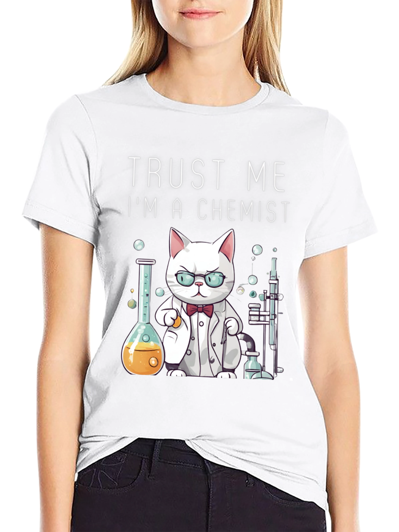 Trust Me Im a Chemist Cat T-Shirt