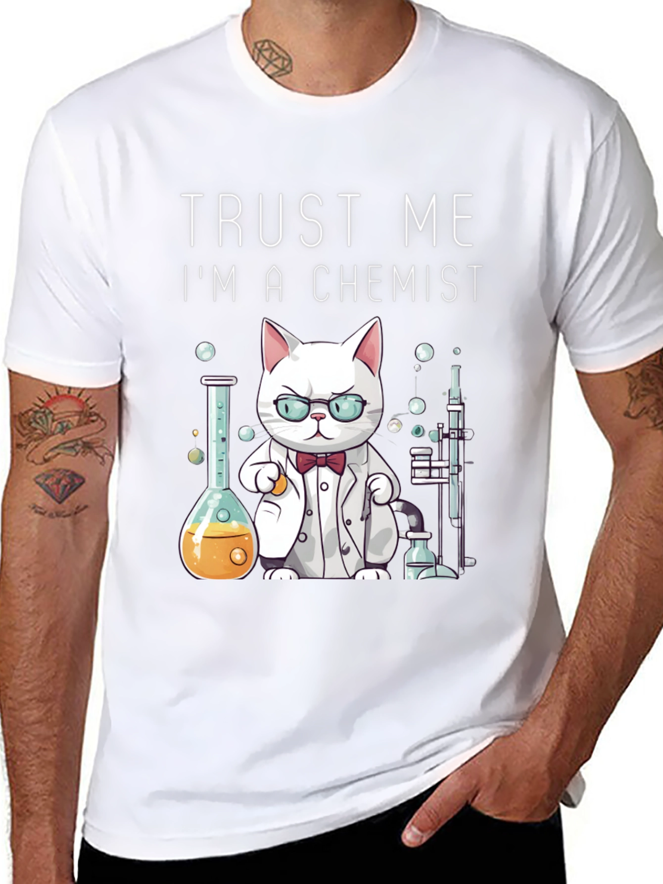 Trust Me Im a Chemist Cat T-Shirt