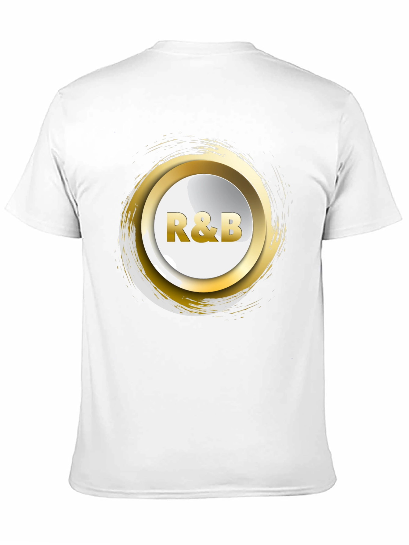 R&B Graphic Print Crew Neck T-Shirt