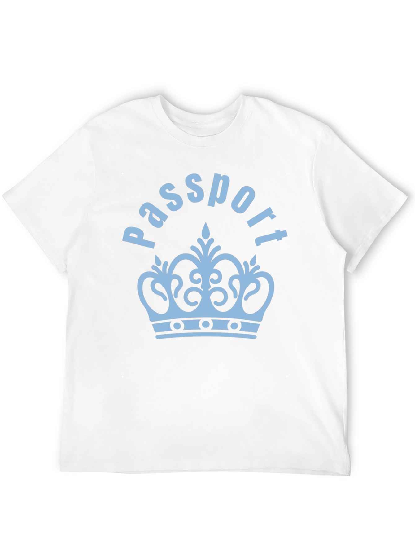 Passport Crown Graphic Tee - Travel in Style!
