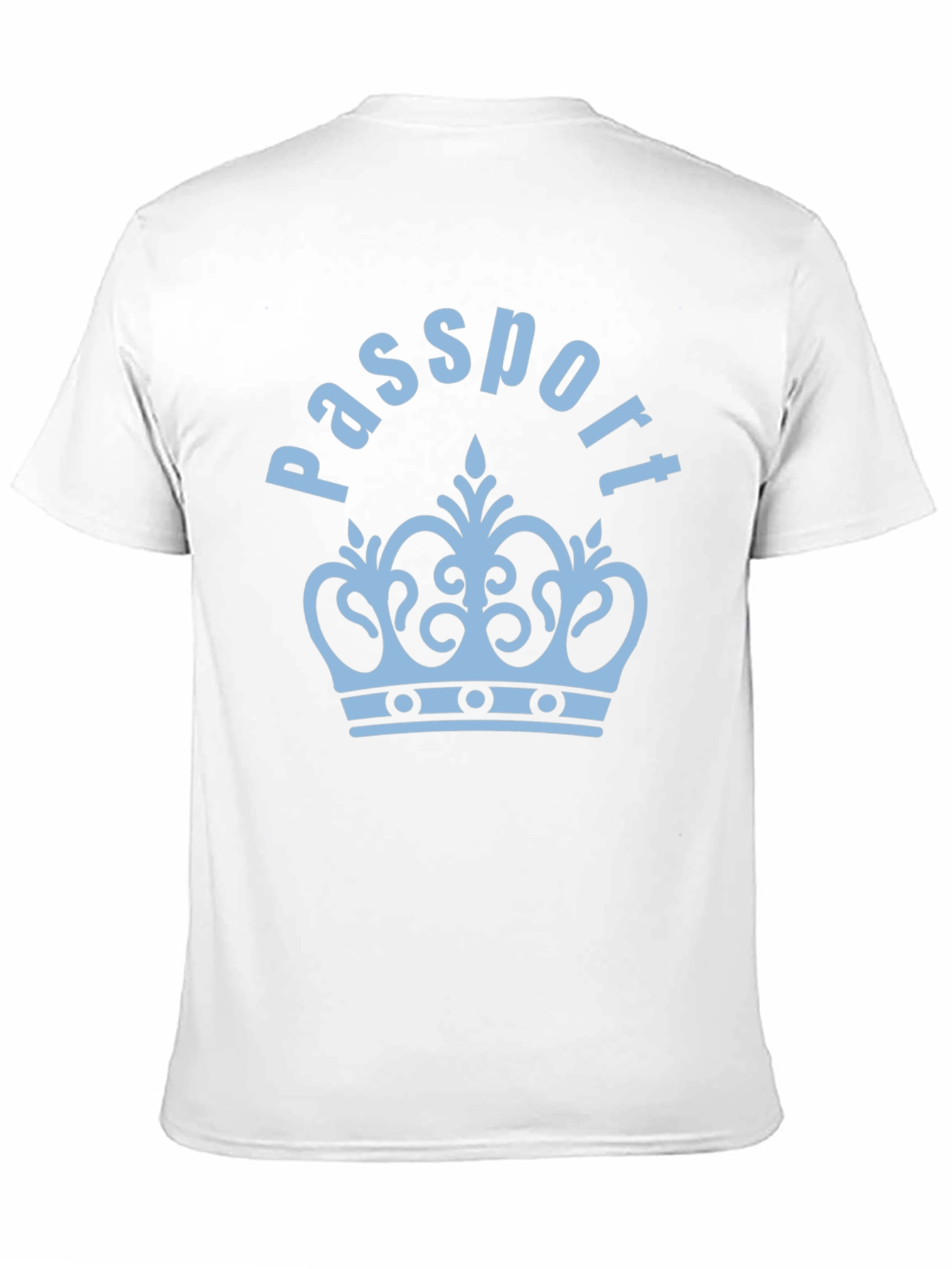 Passport Crown Graphic Tee - Travel in Style!