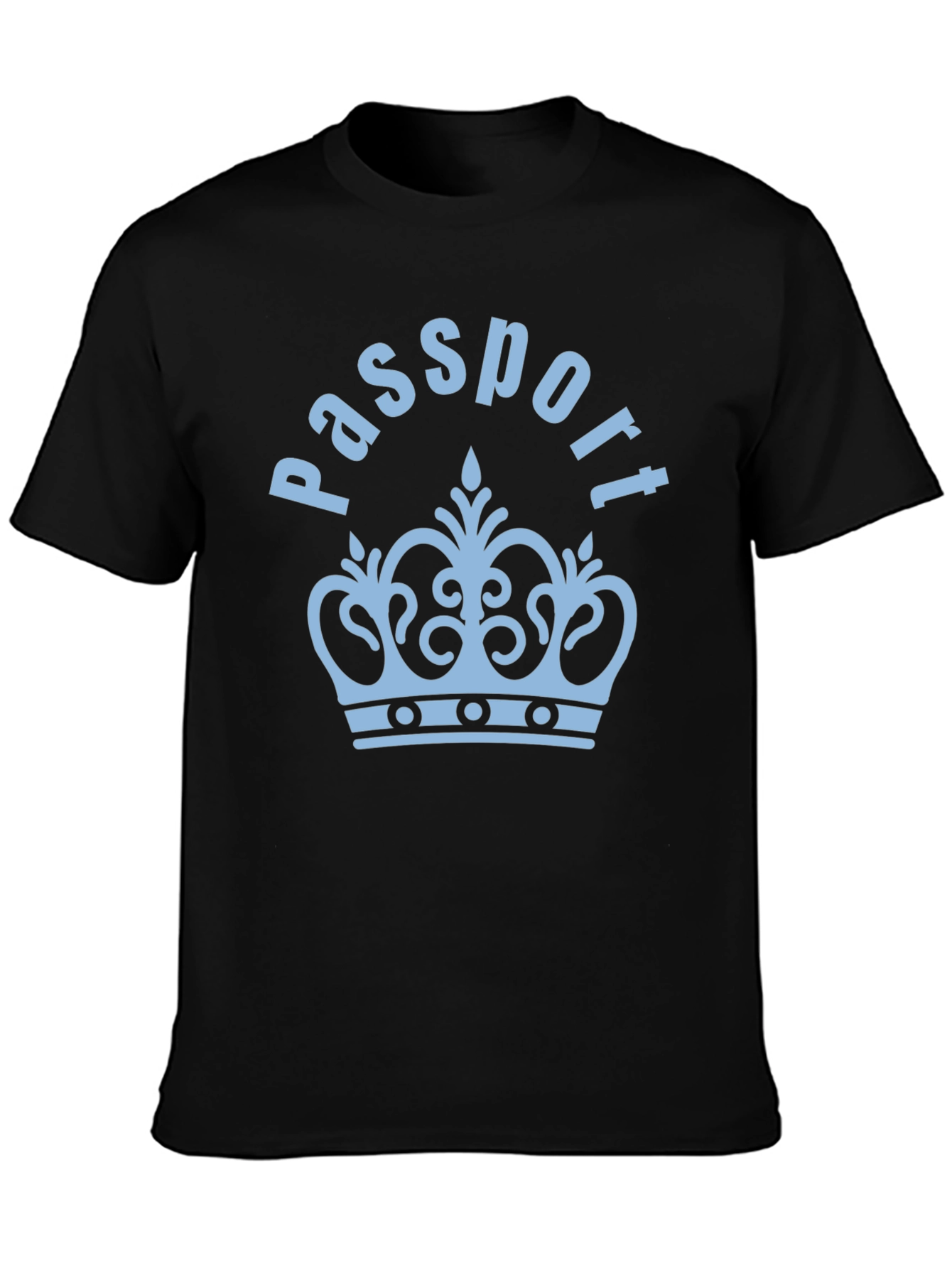 Passport Crown Graphic Tee - Travel in Style!