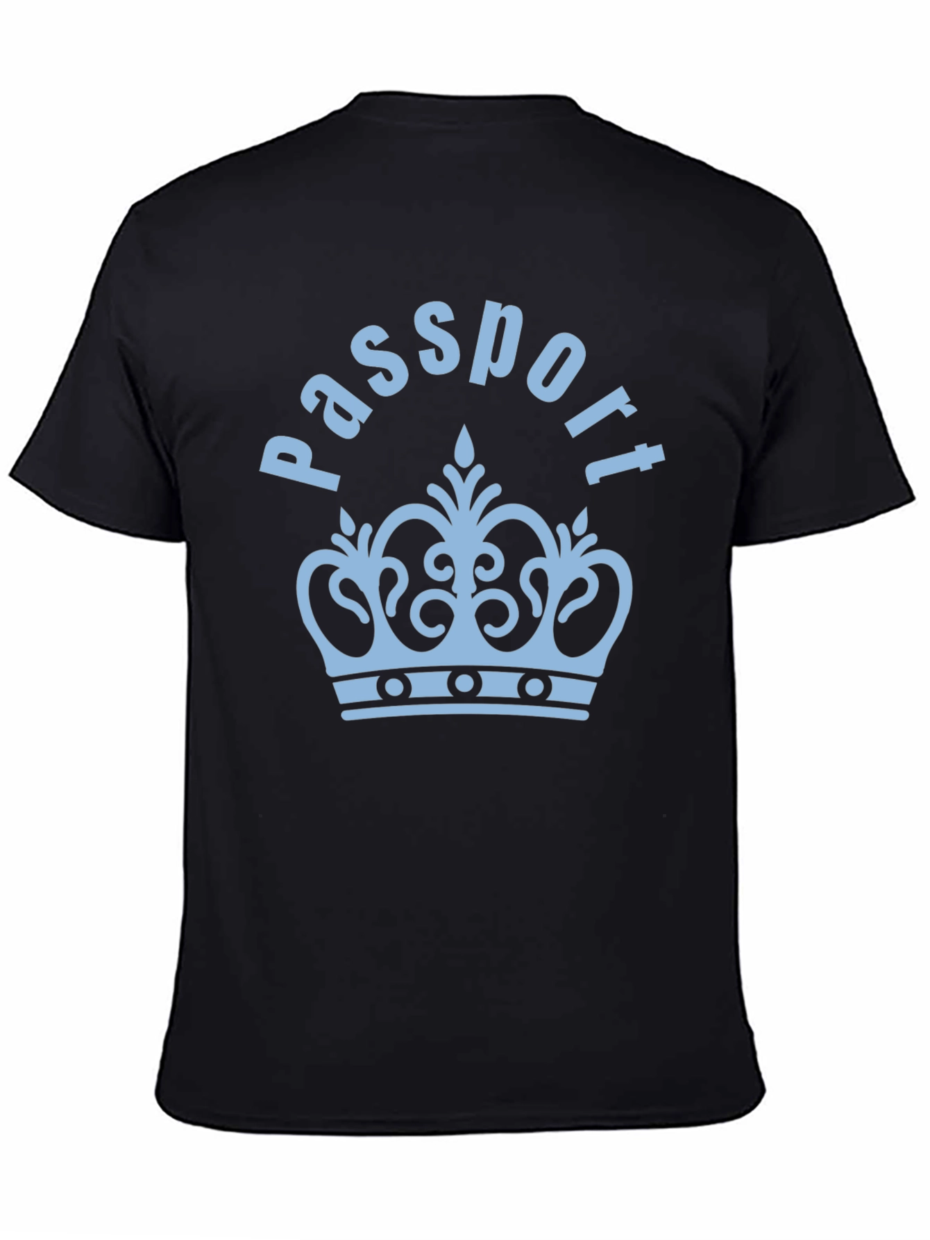 Passport Crown Graphic Tee - Travel in Style!