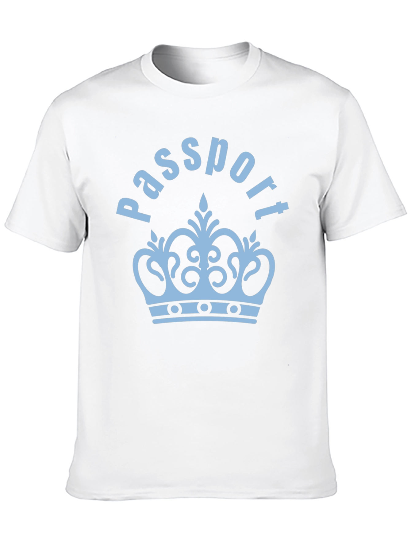 Passport Crown Graphic Tee - Travel in Style!
