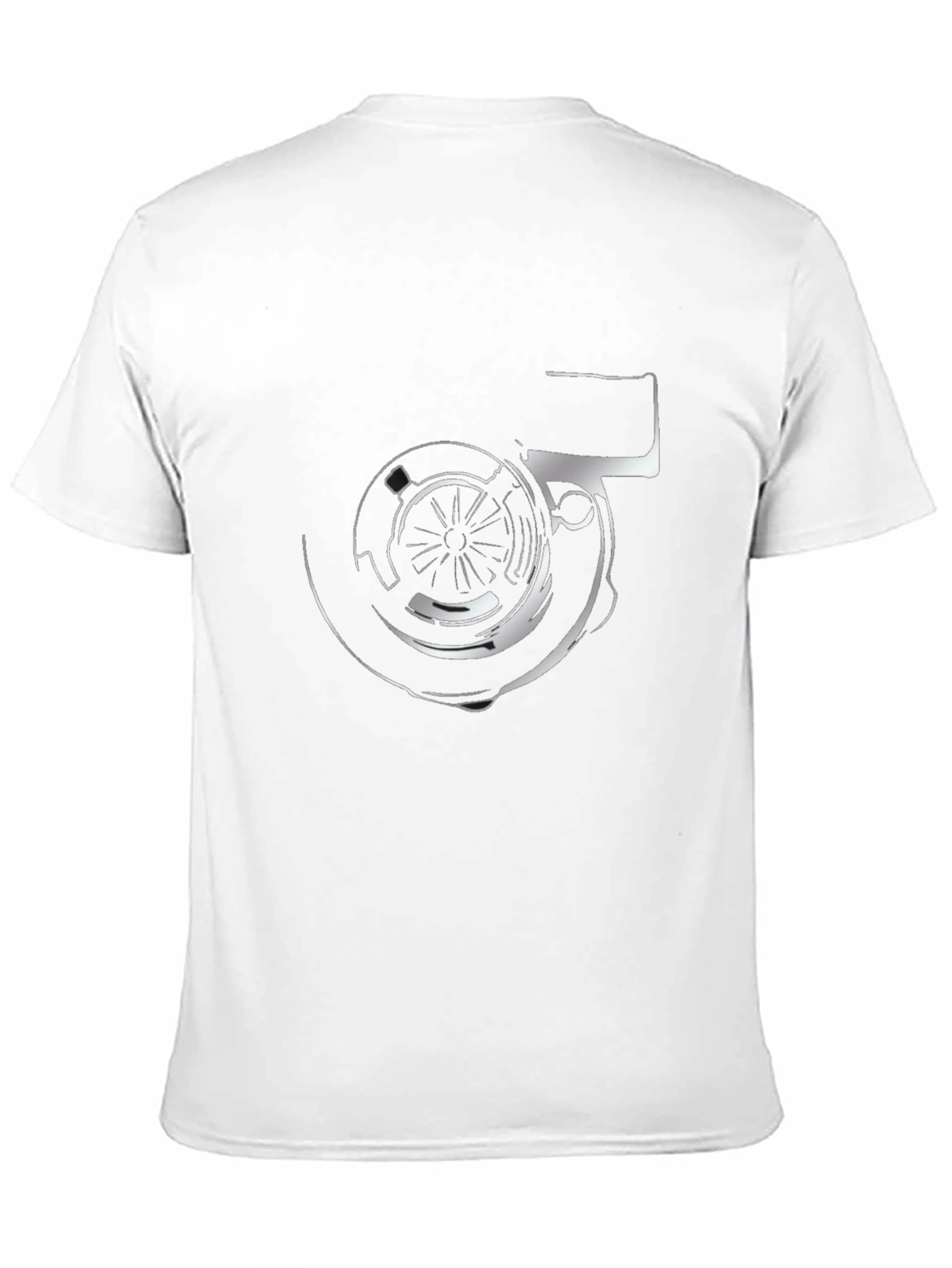 Turbo Black T-Shirt - Automotive Enthusiast Design