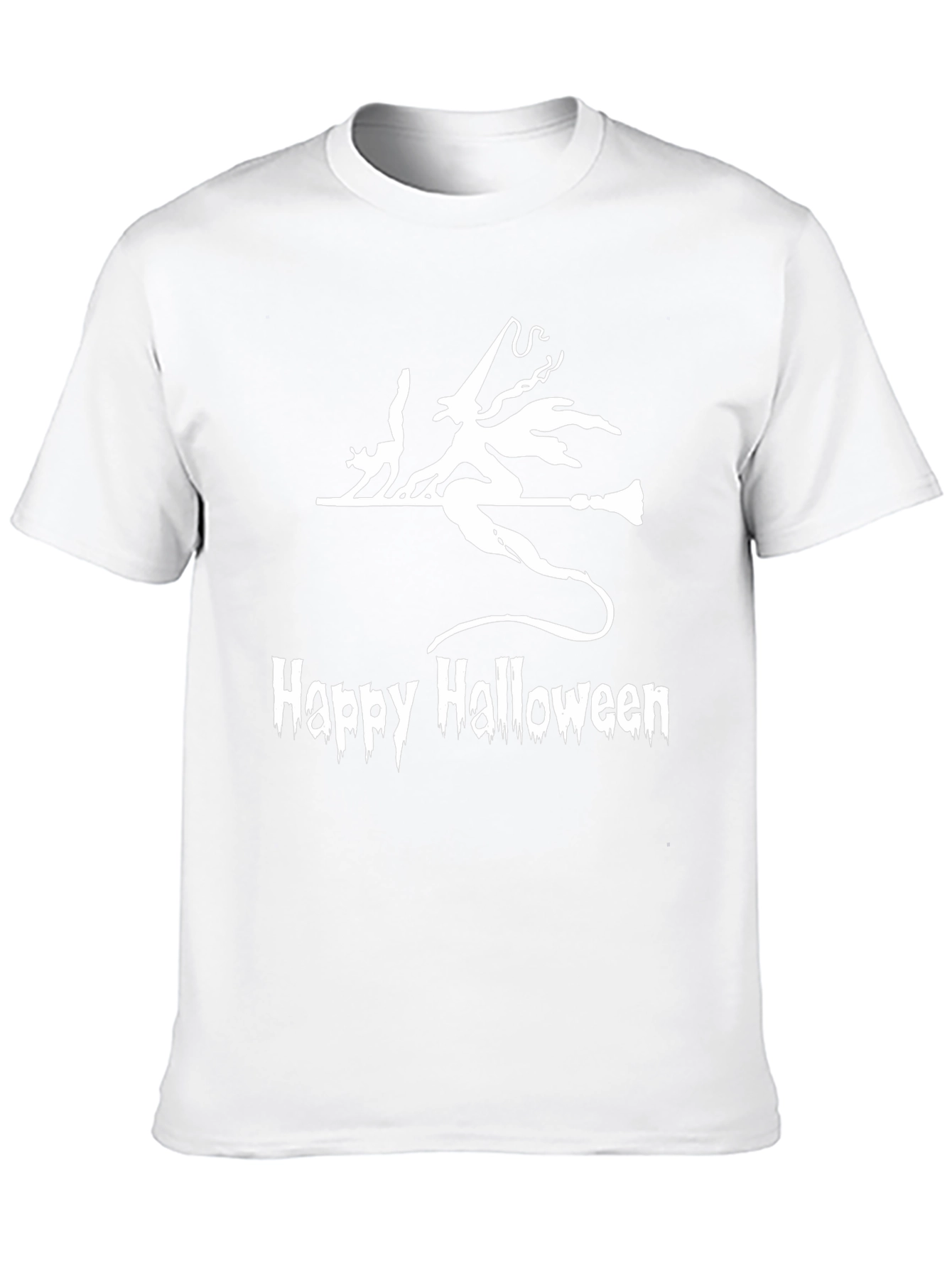 Halloween Witch & Cat T-Shirt