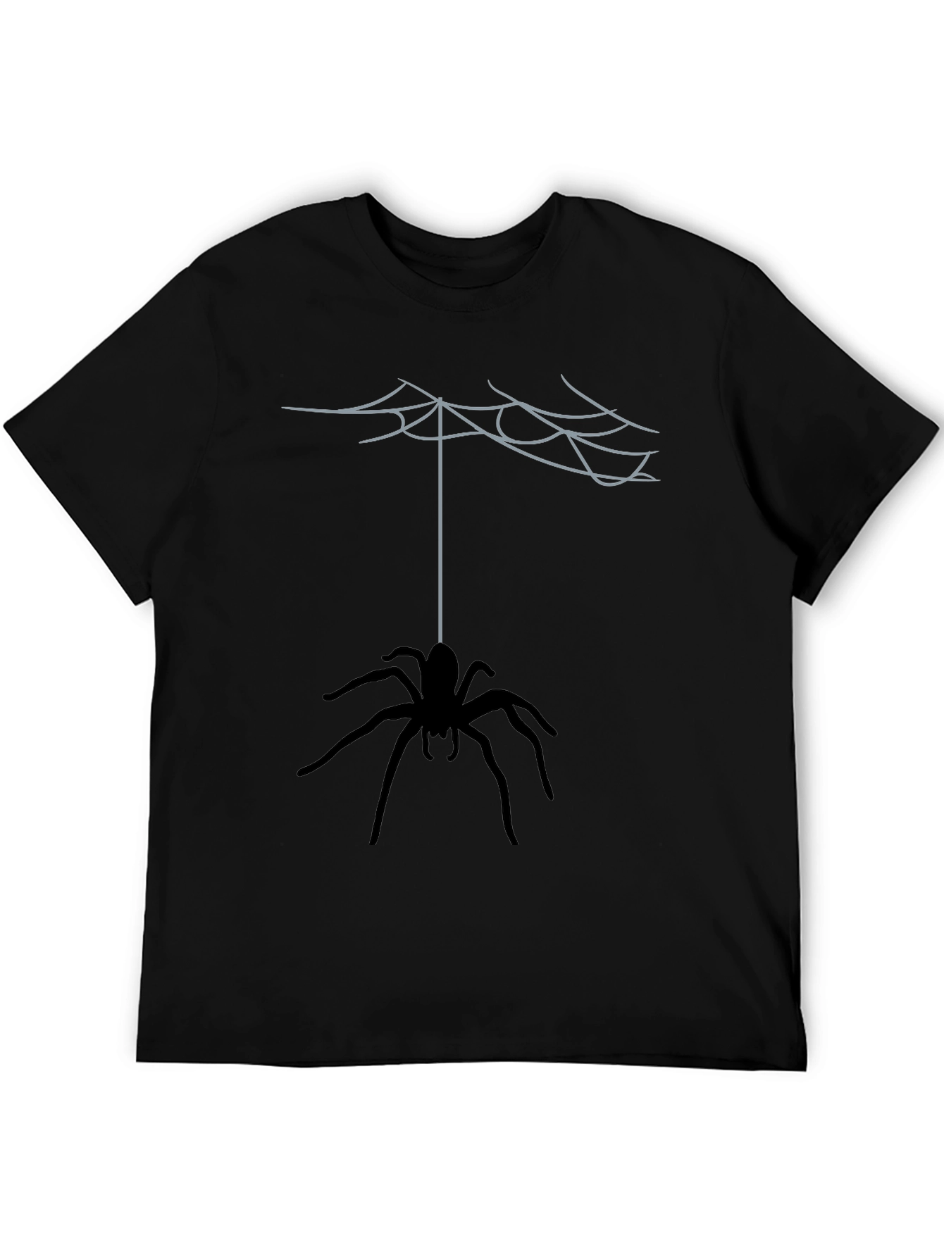 Spider Web Graphic Tee - Mens Black T-Shirt