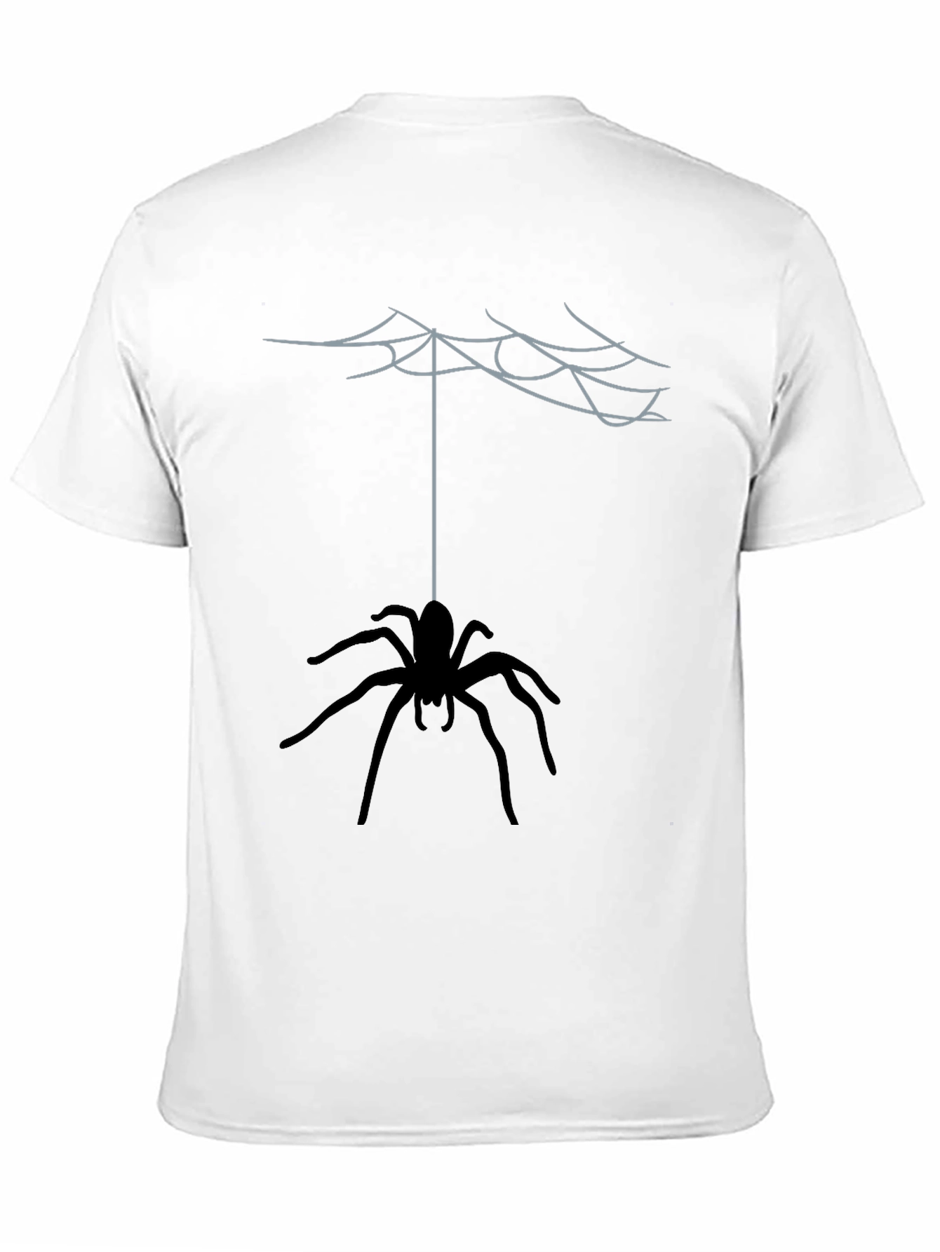 Spider Web Graphic Tee - Mens Black T-Shirt