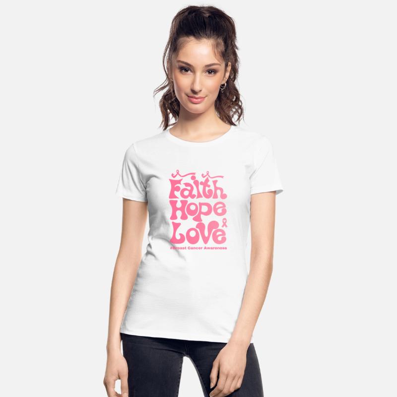 Faith hope love Breast cancer awareness Pinkribbon
