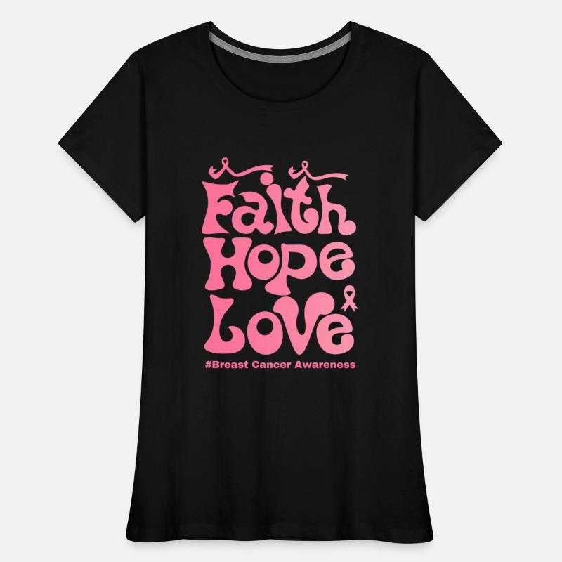 Faith hope love Breast cancer awareness Pinkribbon